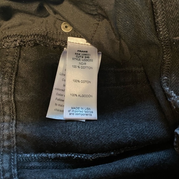 FRAME Nouveau Le Mix dstressed denim/Noir - Picture 9 of 14